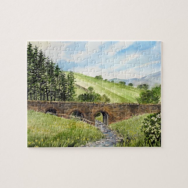 Scawgill Bridge over River Aiken, Lake District (Horizontal)