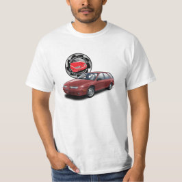 SCCNA tiefroter Saturn Lastwagen-T - Shirt GENs 2