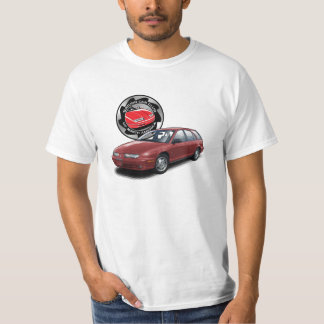 SCCNA tiefroter Saturn Lastwagen-T - Shirt GENs 2