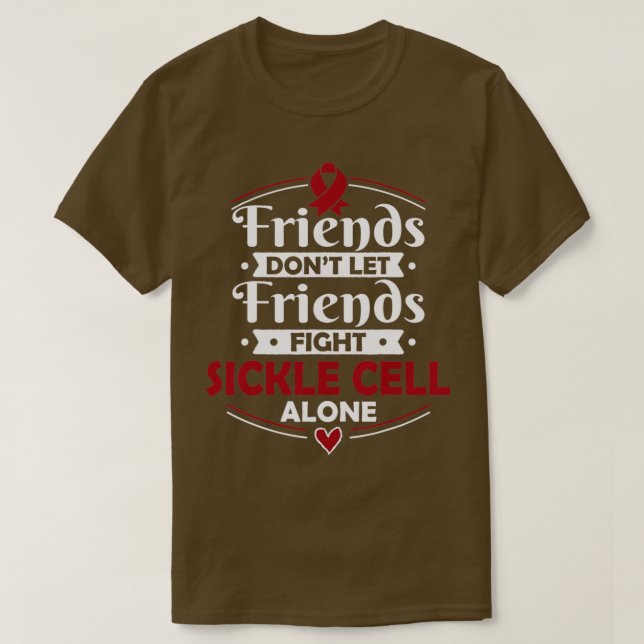 SCD Awareness - Sichelzellkrankheit T-Shirt (Design vorne)