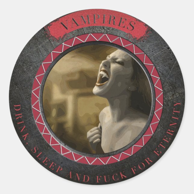 Sceau de vampire - Sticker surnaturel (Devant)