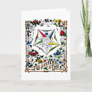 Sceau vintage d'OES - carte vierge