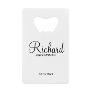 Scénario moderne - Groomsman personnalisé