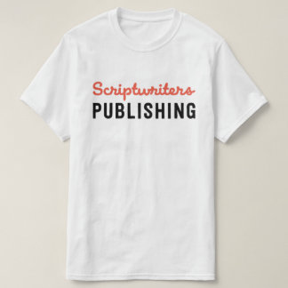 Scénaristes éditant T-shirt orange/noir du feu
