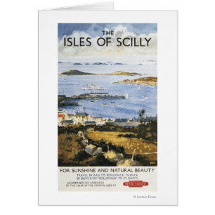Scène aérienne d'affiche de chemin de fer de ville