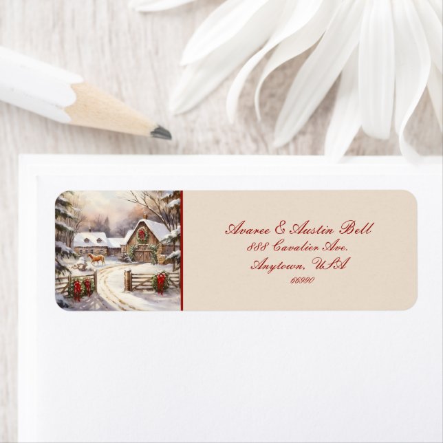 Scène agricole du Étiquette d'antan (En situation)