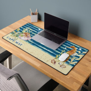Scène aquatique Hippocampe et coquillages, emplace