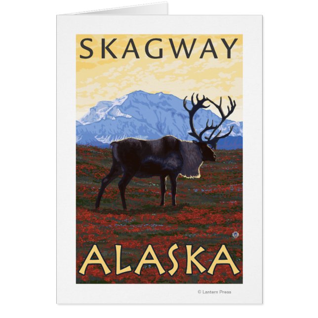 Scène Caribou - Skagway, Alaska (Devant)