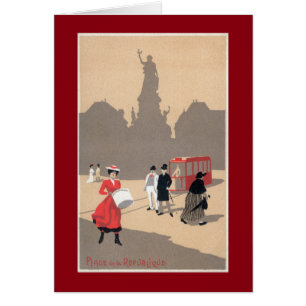 Scène d'art déco de Place de la Republique