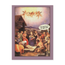 Scène de la Nativité Cartes humoristiques Tweeter