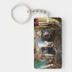 Scène de la Nativité de Noël antique