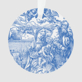 Scène de la Nativité de Toile Bleue Française