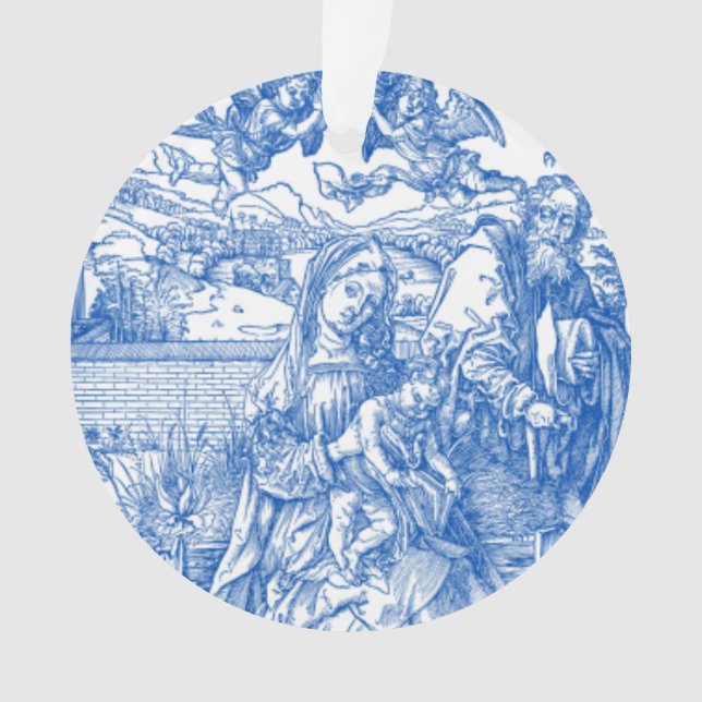 Scène de la Nativité de Toile Bleue Française (devant)