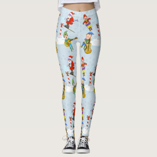Scène de Noël Leggings de vacances