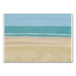 Scène de plage, Lecture de cartes de visite pour a