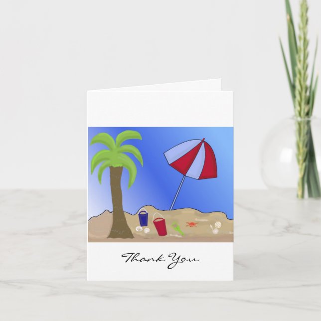 Scène de plage Merci (Devant)