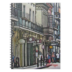Scène de rue du Carnet de la Nouvelle-Orléans