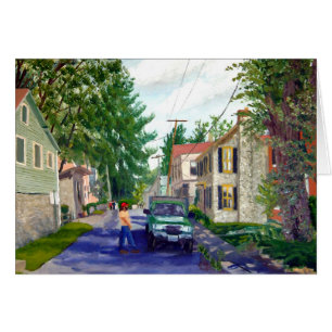 Scène de rue Elsah Illinois