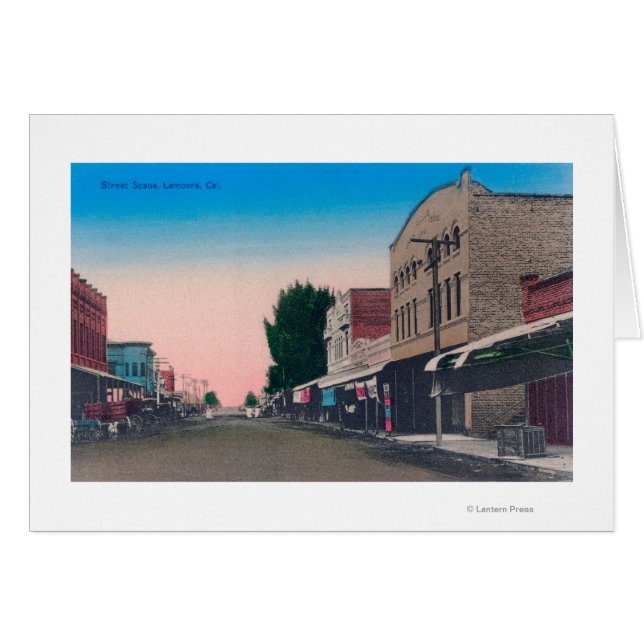 Scène de rue Lemoore, CA (Devant horizontal)