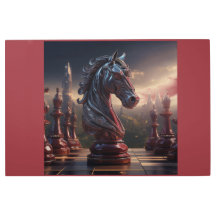 Scène d'échecs fantastiques - Cavalier