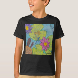 Scène d'étang (vif) - T-Shirt Basique pour Garçon