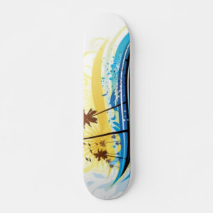 Scène d'été Skateboard