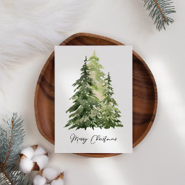Scène d'hiver Affaires Noël Arbre de Noël Carte de