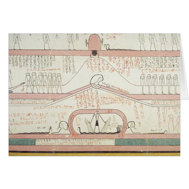 Scène du livre d'Amduat (Devant horizontal)