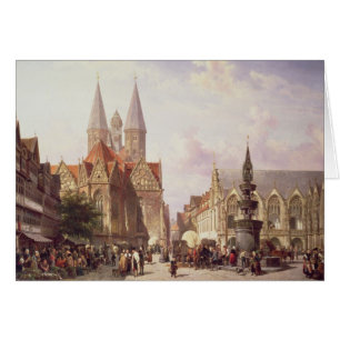 Scène du marché à Brunswick