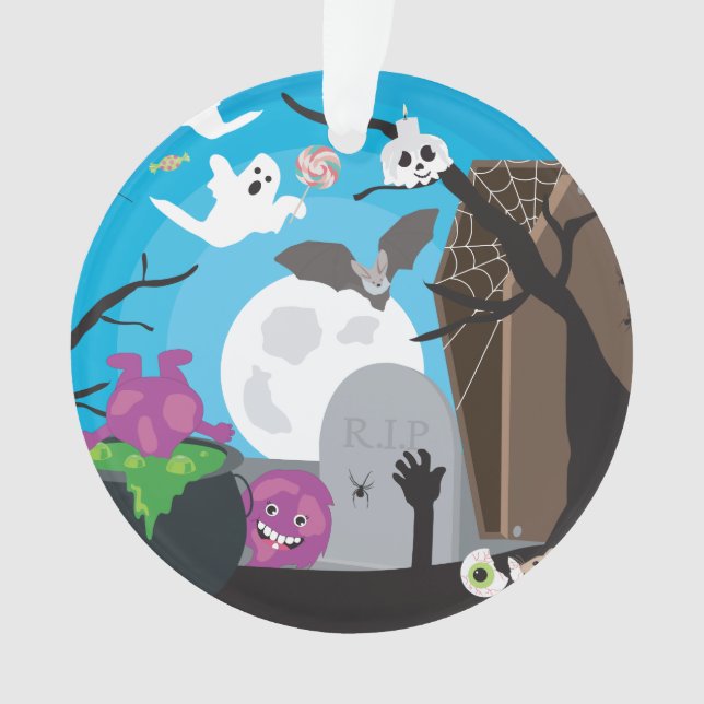 Scène du monstre d'Halloween (devant)