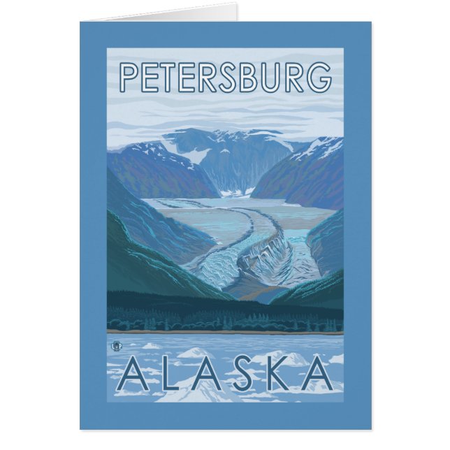 Scène glaciaire - Petersburg, Alaska (Devant)