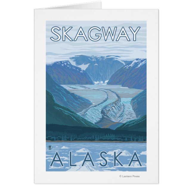 Scène glaciaire - Skagway, Alaska (Devant)