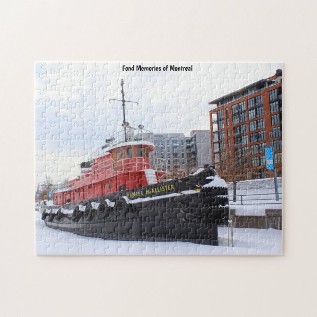 Scène hivernale Montréal. Jigsaw Puzzle (Horizontal)