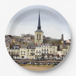 Scene Paper Teller der Saumur River Bank