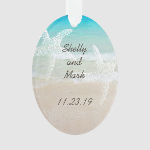 Scène Plage Starfish Mariage Faveur