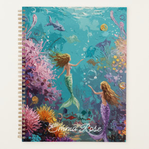 Scène sous-marine de sirène enchantée