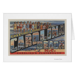 Scènes de grandes lettres - Carolina Beach, NC