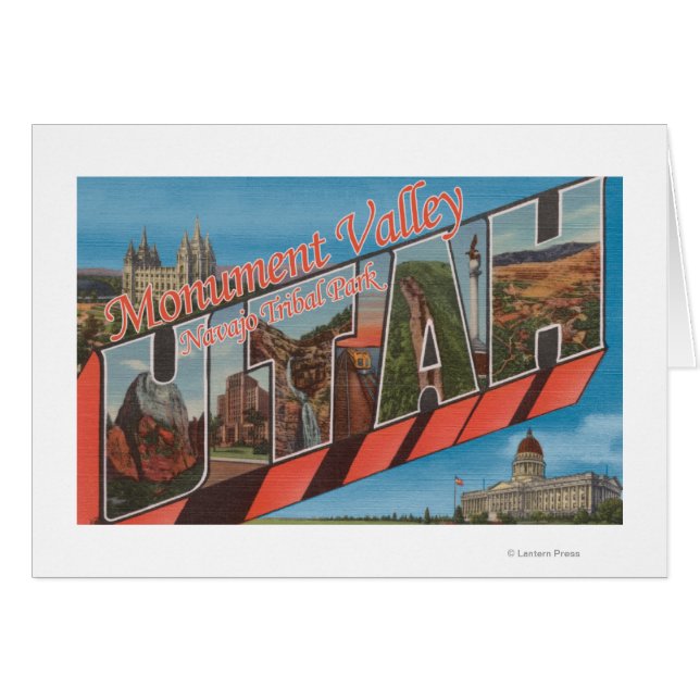 Scènes de grandes lettres - Vallée du monument, UT (Devant horizontal)