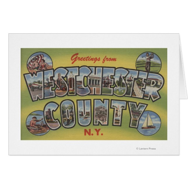 Scènes de grandes lettres - Westchester County, NY (Devant horizontal)
