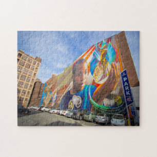 Scènes de rue de Philadelphie. Jigsaw Puzzle