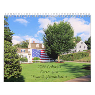 Scènes du calendrier du Massachusetts de Plymouth