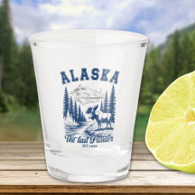 Scenic Alaska Nature and Moose Design