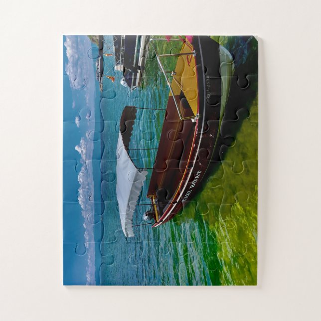 Scenic Lake Taxi Boat | Tropical Waters (Vertikal)