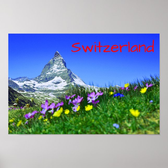 Scenic Switzerland Matterhorn Poster (Vorne)