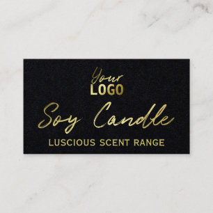 Scent-List-Karte für schwarze und goldene Sohlen Visitenkarte