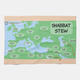 Schabbat-Eintopf Geschirrtuch