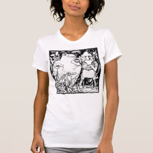 Schabernack auf der Wiese - Schalkhaftes Volk T-Shirt