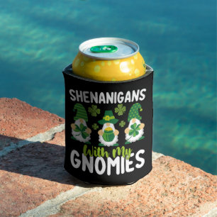 Schabernack mit meinen Gnomies Gnom St. Patrick's Dosenkühler