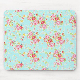 Schäbige Blumen der Vintagen Rose der Mousepad