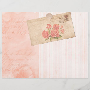 Schabige Streifen & Collage-Schreibpapier